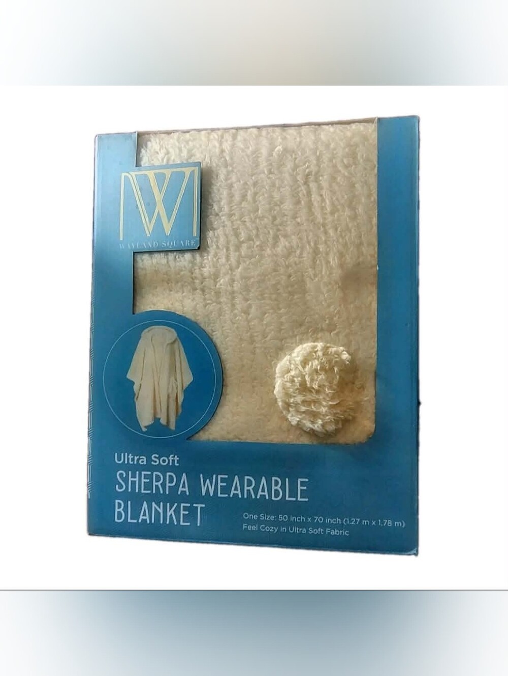 Ultra Soft Sherpa Wearable Blanket